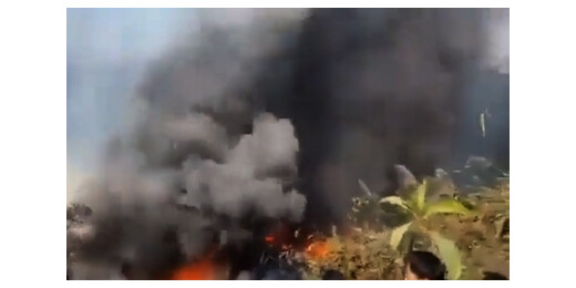 बड़ा विमान हादसा : टेकऑफ के तुरंत बाद प्लेन क्रैश, चार की मौत, 11 घायल